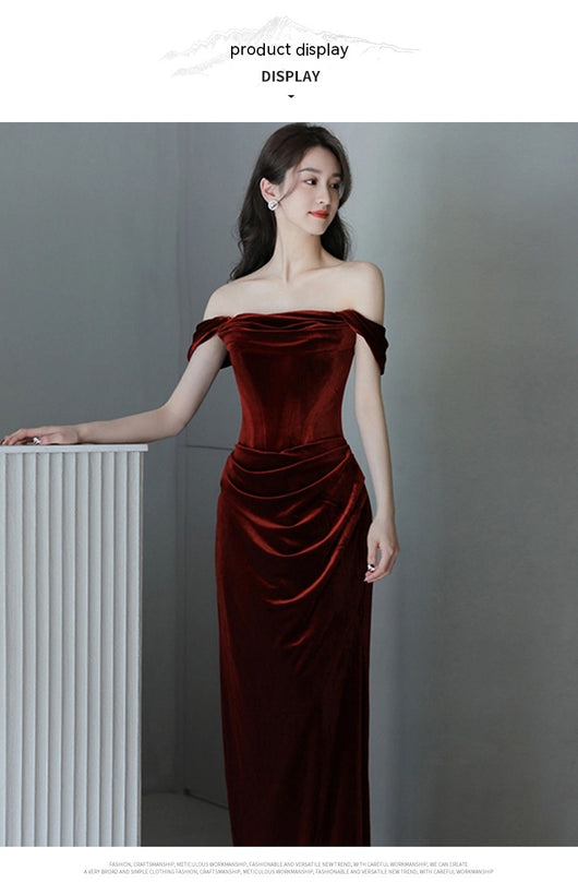 Vestido de Novia Cola de Pez Terciopelo - Elegancia y Sofisticación - Image 9