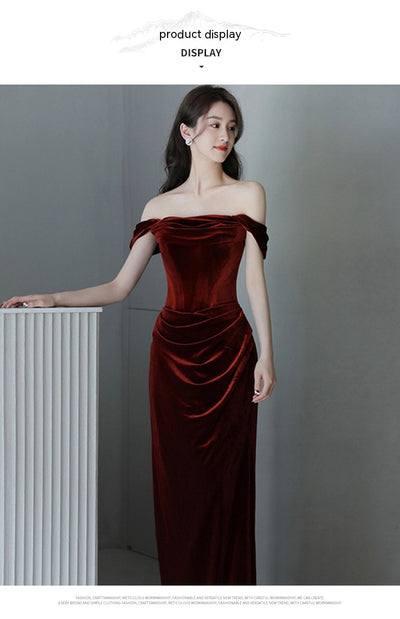 Vestido de Novia Cola de Pez Terciopelo - Elegancia y Sofisticación - Image 12