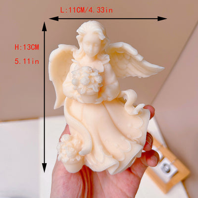 Molde de Silicona para Velas, Jabones y Pasteles - Diseño Ramo Nupcial Ángel - Image 6