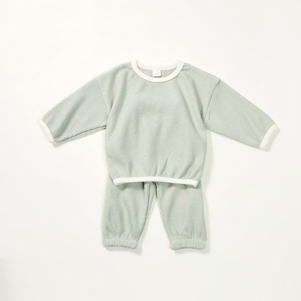 Pijama Infantil de Color Liso - Ropa Cómoda para Casa - Image 5
