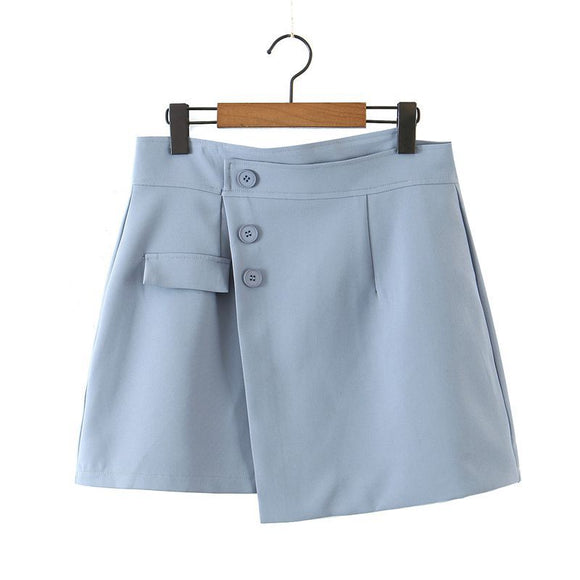 Traje Culotte Cintura Alta Línea A con Tecnología Anti-reflejo