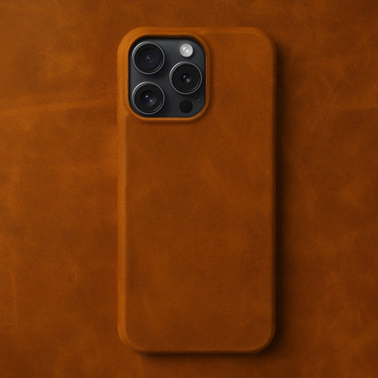 Funda para Teléfono Cuero Crazy Horse con Patrón Aplicado - Image 8