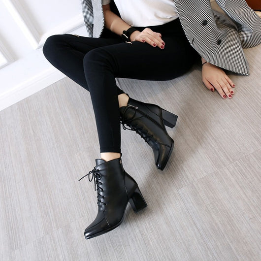 Botines Cortos Estilo Europeo para Mujer - Image 8