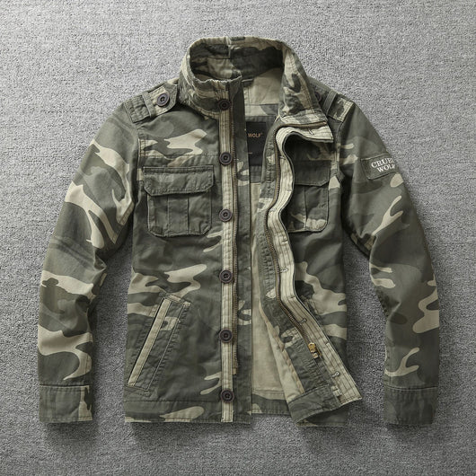 Chaqueta de Trabajo Camuflaje Otoño para Hombre - Image 14