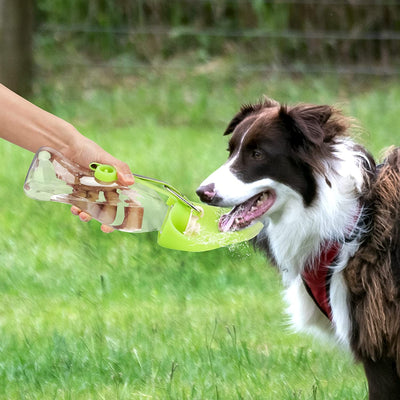 Dispensador Portátil de Agua para Mascotas con Tazón Hermético