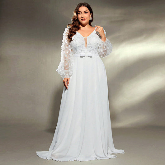 Vestido de Fiesta Elegante con Escote V y Cintura Ajustada