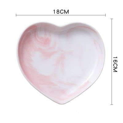Juego de Bowls y Cucharas de Cerámica con Forma de Corazón para Parejas - Image 15