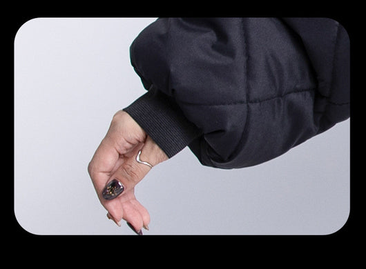 Chaqueta Cortavientos Acolchada Impermeable con Asa de Transporte - Image 13