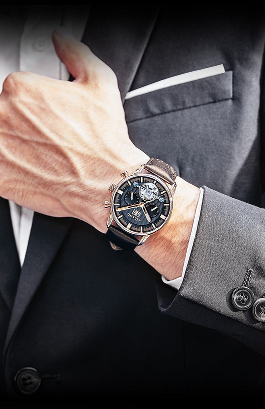 Reloj Automático Tourbillon Multifunción para Hombre - Image 21