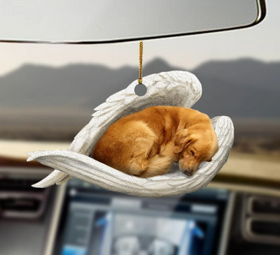 Adorno Colgante Perro Ángel Durmiendo - Decoración Acrílica para Auto, Hogar y Puertas - Image 34