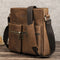 Bolso Bandolera Retro Cuero Crazy Horse Estilo Único para Hombre