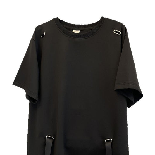Camiseta Básica Hombre Cuello Redondo con Corbata Integrada - Image 5