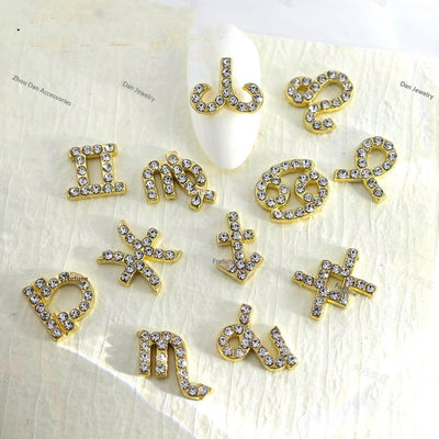 Accesorios de Uñas Astrológicos con Diamantes Incrustados - Image 12
