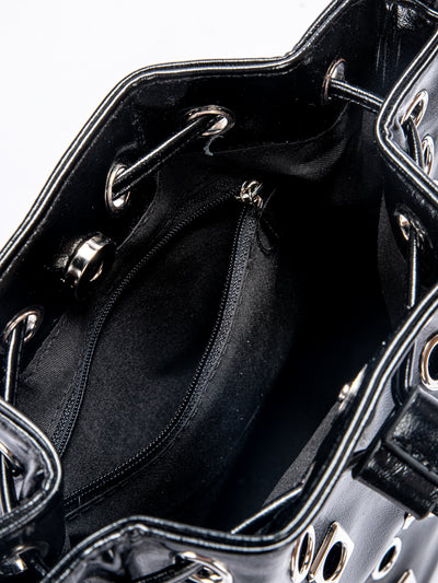 Bolso Bandolera Bucket con Remaches en Ante - Image 14