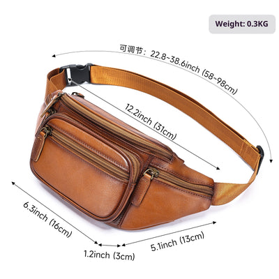 Bolsa Pectoral de Cuero para Hombre - Estilo y Funcionalidad - Image 2