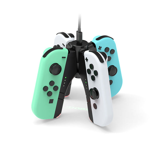 Cargador Múltiple 4 en 1 para Controles Nintendo Switch - Base de Carga Rápida - Image 11