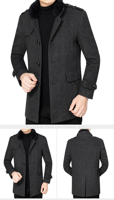 Abrigo de Lana Merino Otoño-Invierno Casual - Image 10