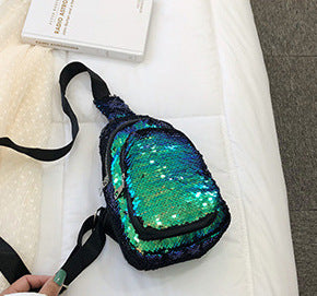 Bolsa de Lentejuelas Multicolor - Riñonera y Bolsa de Pecho Brillante - Image 11