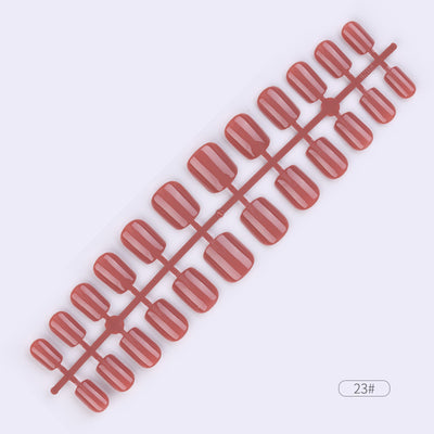 Uñas Postizas Adhesivas de Colores Sólidos - Set de 24 Piezas - Image 22