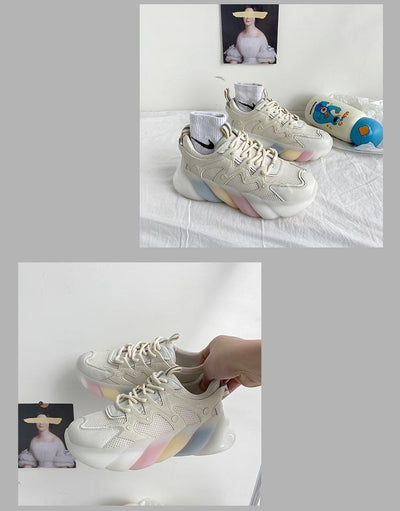 Zapatillas Deportivas Arcoíris para Mujer - Diseño Moderno y Versátil - Image 9