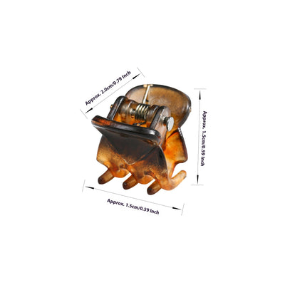 Pinza Claw Clip Negra Mate Mini 1cm - Accesorio Perfecto para Flequillos y Cabello Suelto - Image 4