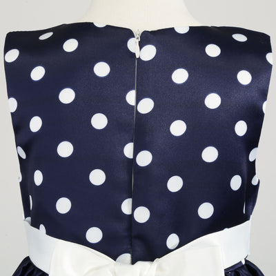 Vestido Infantil con Estampado Irregular y Lazo Festivo - Image 25