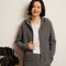 Cardigan Hoodie de Cachemira para Mujer con Cierre