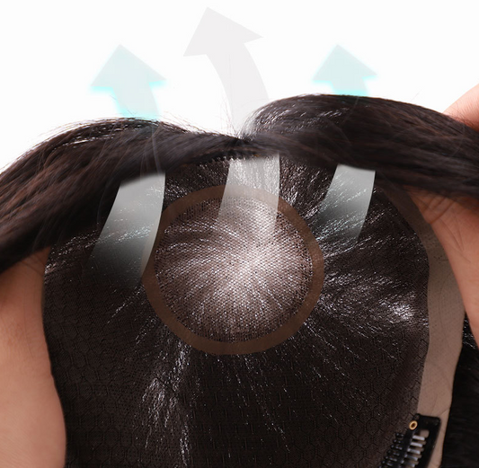 Pelucas para Hombre Cabello Humano Real Tejido a Mano - Image 2