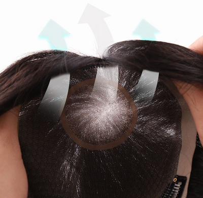 Pelucas para Hombre Cabello Humano Real Tejido a Mano - Image 2