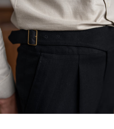 Pantalón Casual de Cintura Alta Recto para Hombre - Image 7