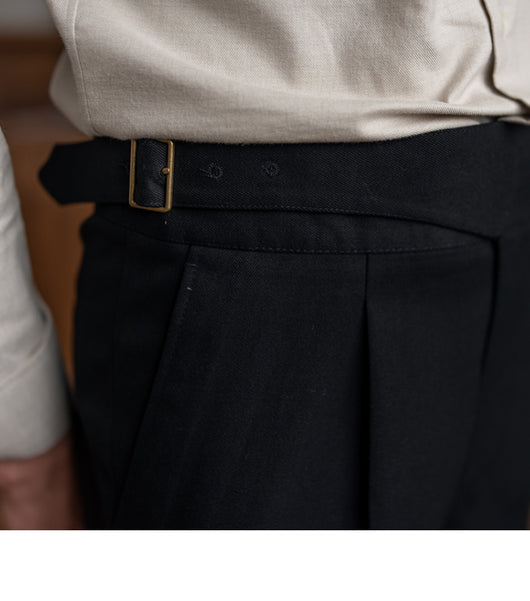 Pantalón Casual de Cintura Alta Recto para Hombre - Image 7