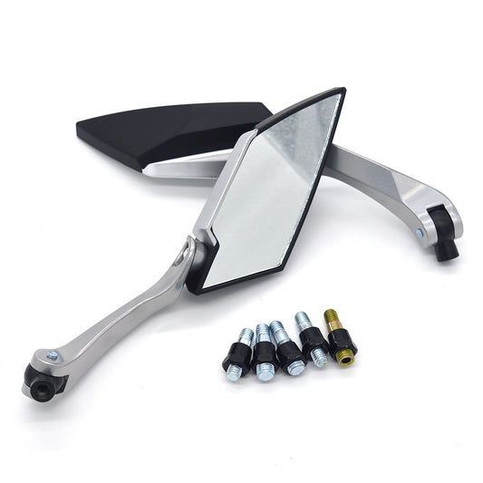 Espejo Retrovisor de Aluminio Rombo para Motocicleta