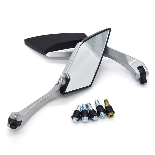 Espejo Retrovisor de Aluminio Rombo para Motocicleta