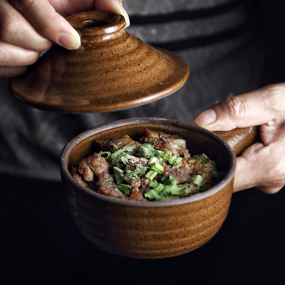 Olla de Barro Artesanal para Arroz y Sopas - Resistencia a Alta Temperatura