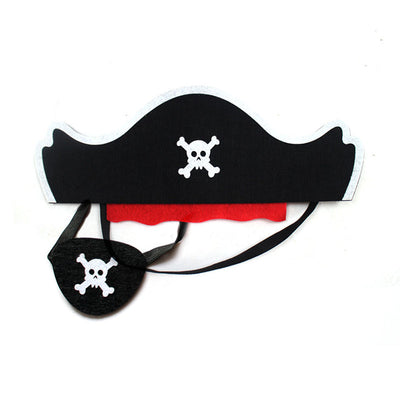 Disfraz Pirata del Caribe: Máscara de Ojo y Sombrero Pirata - Image 3