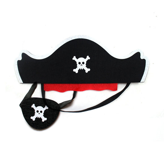 Disfraz Pirata del Caribe: Máscara de Ojo y Sombrero Pirata - Image 3