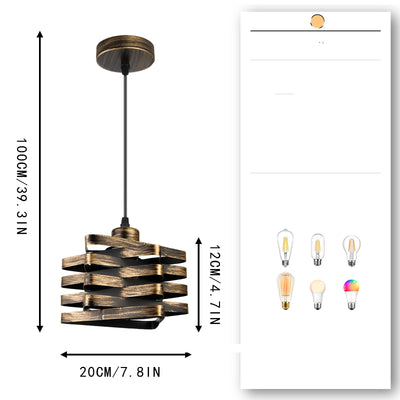 Lámpara Colgante Vintage de Lujo para Sala y Dormitorio - Image 4