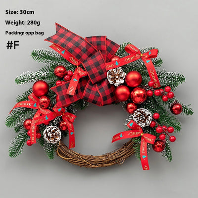 Árbol de Navidad Invertido con Guirnalda de Ratán y Adorno Cuerno - Image 12
