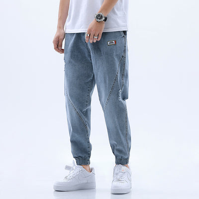 Pantalones Vaqueros de Cintura Elástica con Cordón Ajustable - Image 13