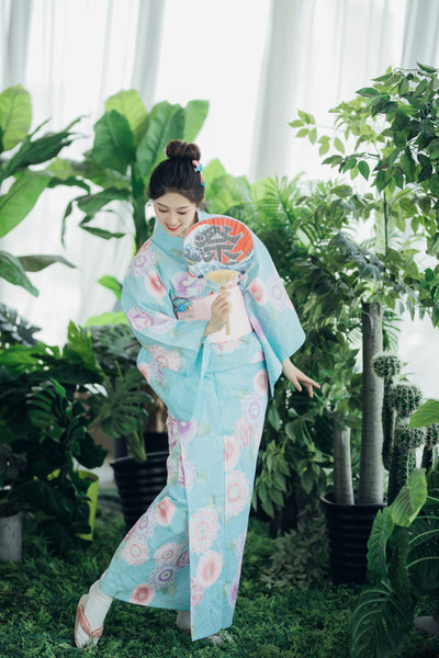 Kimono Formal Komon Japonés Tradicional para Mujer - Image 8