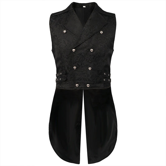Chaleco Plisado de Moda para Hombre con Personalidad - Image 2
