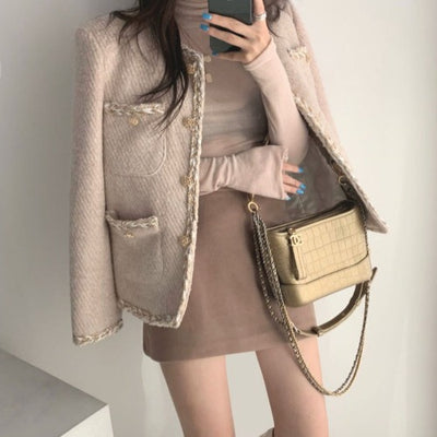 Chaqueta Acolchada de Tweed con Múltiples Bolsillos - Image 4