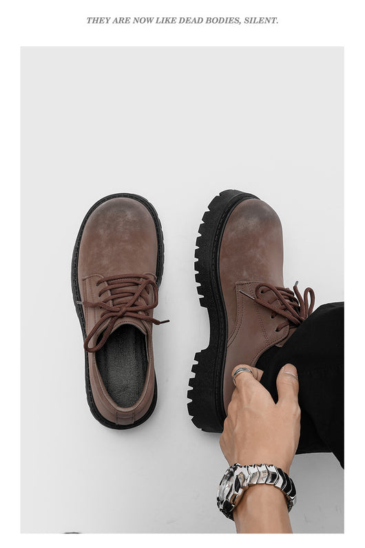 Botas de Trabajo Retro Bajas para Hombre - Invierno - Image 16