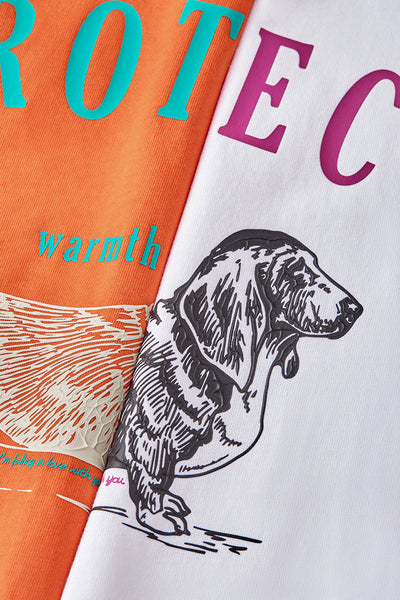 Camiseta Suelta Estampada con Diseño de Perro para Hombre - Image 21