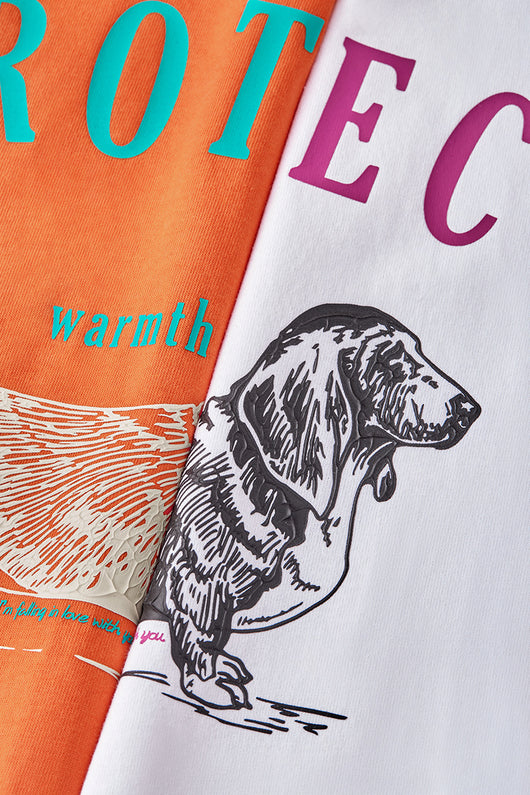 Camiseta Suelta Estampada con Diseño de Perro para Hombre - Image 21