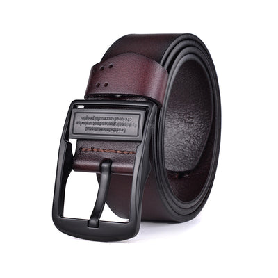 Cinturón de Cuero para Hombre con Hebilla de Pasador - Estilo Casual y Formal - Image 7