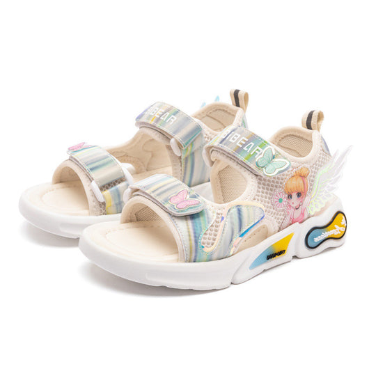 Sandalias Princesa Sunshine para Niñas - Zapatos Transpirables con Diseño de Osito Adorable - Image 8