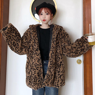 Abrigo Coreano Oversized con Capucha y Forro Térmico - Image 11