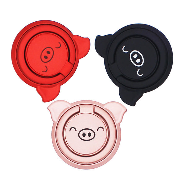 Anillo Soporte para Teléfono Diseño Cerdito