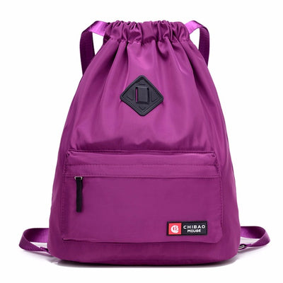 Mochila de viaje con cordón impermeable unisex - Image 23
